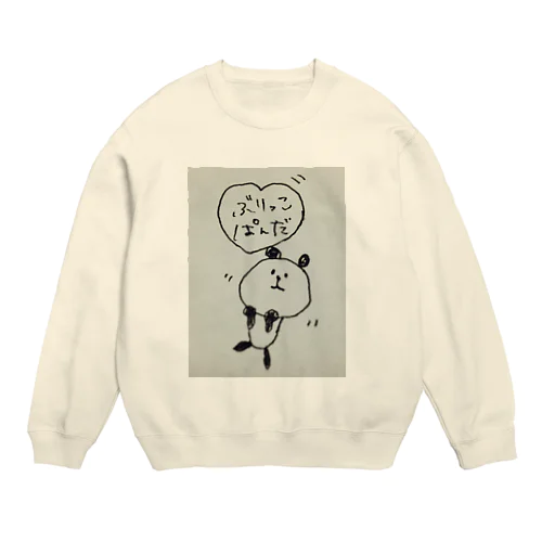 ぶりっこぱんだ Crew Neck Sweatshirt