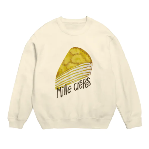 mille crepes ミルクレープ 075 Crew Neck Sweatshirt