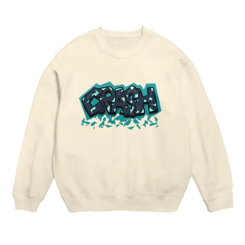 CRASH クラッシュ 086 Crew Neck Sweatshirt