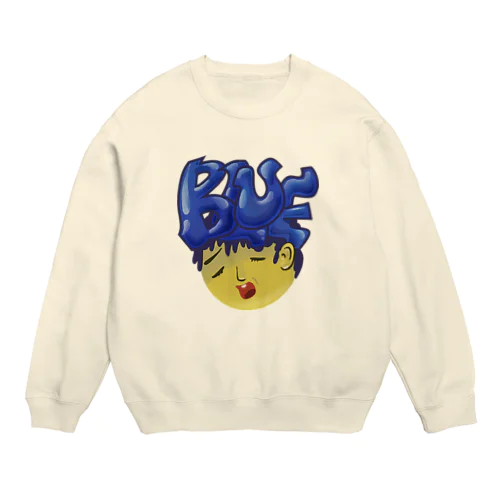 BLUE ブルー 106 Crew Neck Sweatshirt