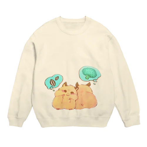 なかよしハムハム Crew Neck Sweatshirt