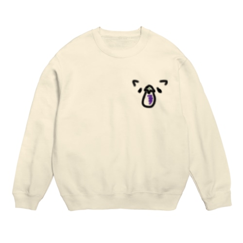 茄子犬 Crew Neck Sweatshirt