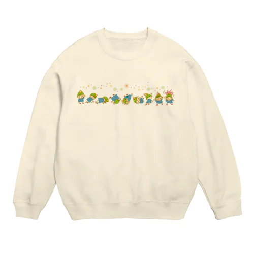 でんぐり返し Crew Neck Sweatshirt