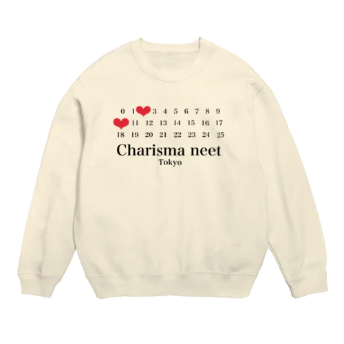 Charisma  neet カレンダータグ Crew Neck Sweatshirt