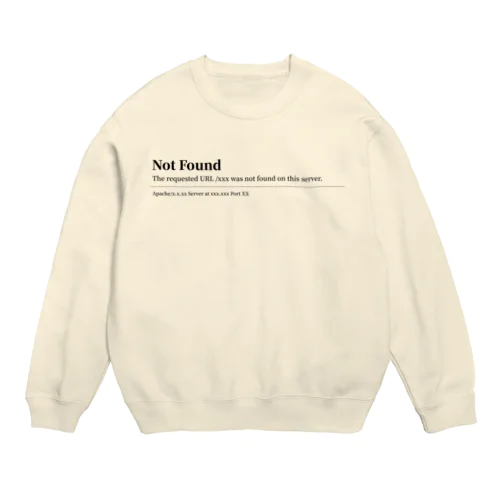 NOT FOUND Crew Neck Sweatshirt