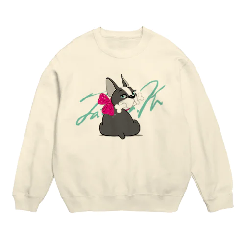 フレンチブルドッグ　 Crew Neck Sweatshirt