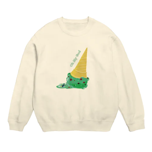 OMG チョコミント 194 Crew Neck Sweatshirt