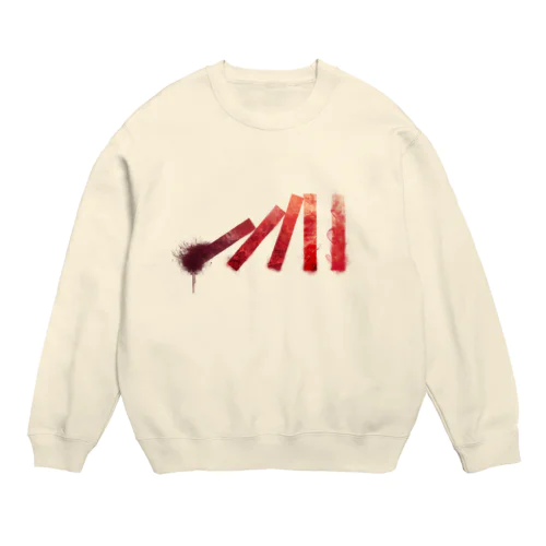 collapse Crew Neck Sweatshirt