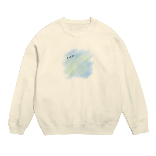 CANDY：油彩 Crew Neck Sweatshirt