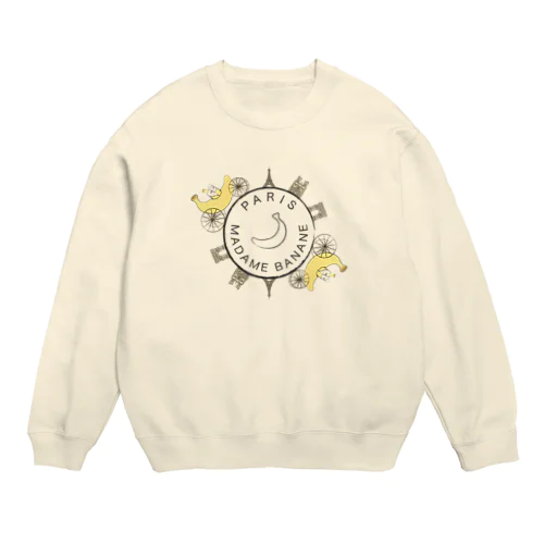 【マダム・バナーヌ】 Crew Neck Sweatshirt