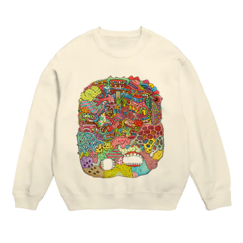 グログロのカラフル Crew Neck Sweatshirt