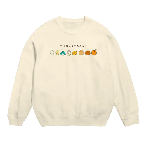 みんなたち Crew Neck Sweatshirt