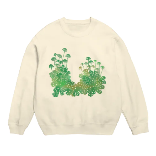 ゼニゴケ Crew Neck Sweatshirt