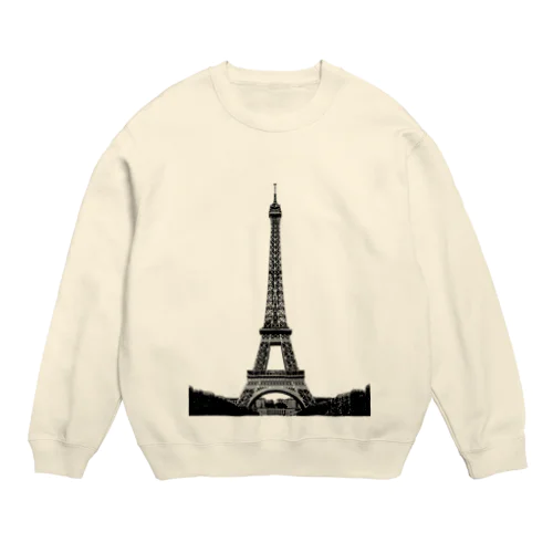 エッフェル塔 Crew Neck Sweatshirt