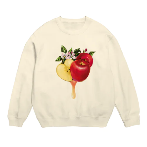 【forseasons】アップル Crew Neck Sweatshirt