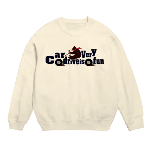 クマドライバー Crew Neck Sweatshirt