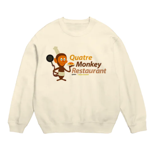 キャトル・モンキー・レストラン01 Crew Neck Sweatshirt