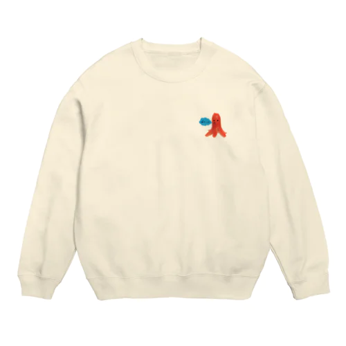 タコウインナー Crew Neck Sweatshirt