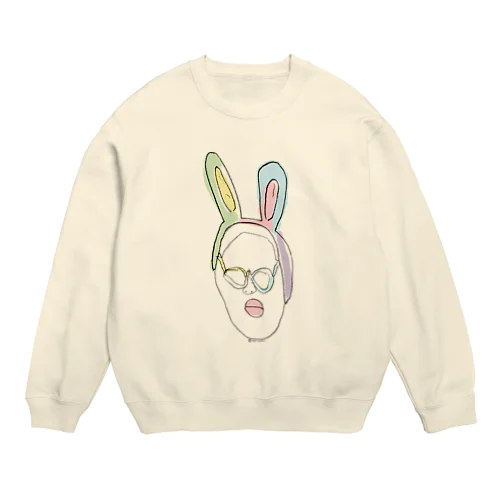 小林うさぎ Crew Neck Sweatshirt