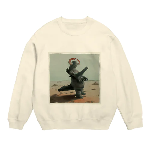 キョウリュウ098トート Crew Neck Sweatshirt