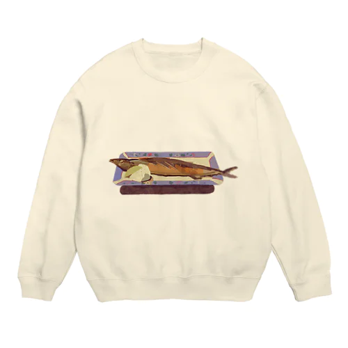 さんまの塩焼き Crew Neck Sweatshirt