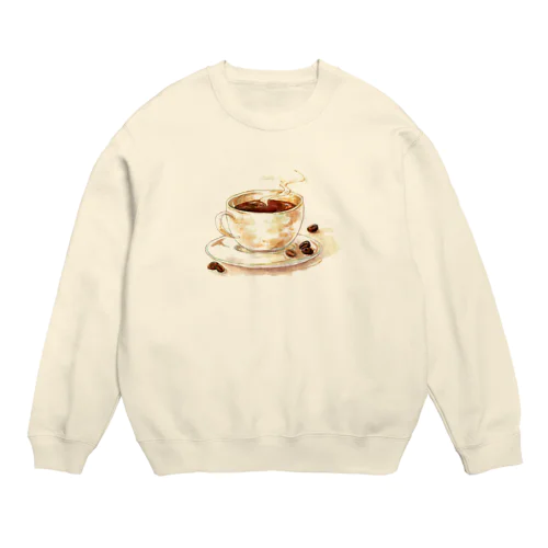 カフェの珈琲 Crew Neck Sweatshirt