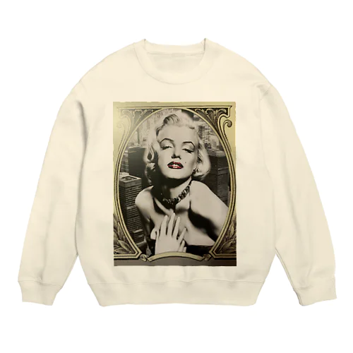 マリリンイラストグッズ Crew Neck Sweatshirt