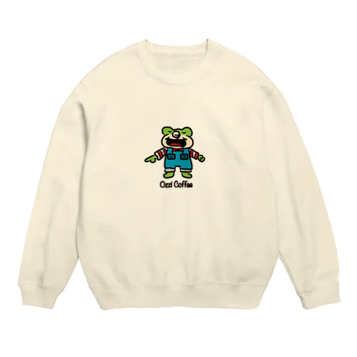 駄々っ子カエル🐸 Crew Neck Sweatshirt