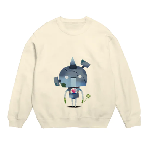 ぎんがけいOJOのじゅうにん～みにろぼ Crew Neck Sweatshirt