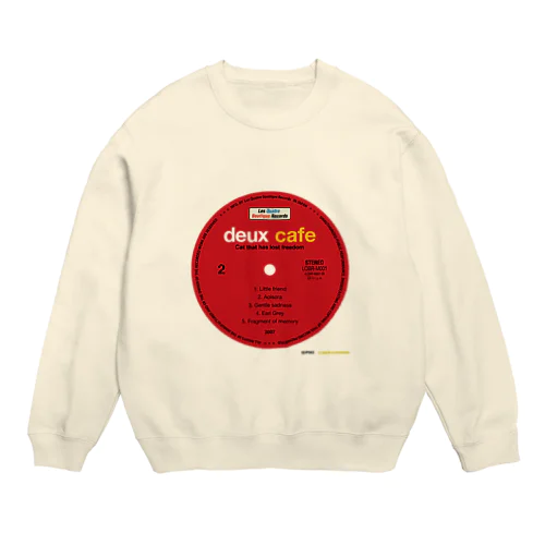 キャトルレコード01-B Crew Neck Sweatshirt