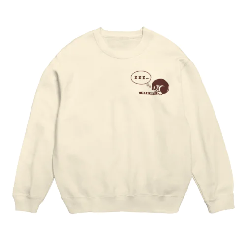 おやすみキノボリカンガルー Crew Neck Sweatshirt