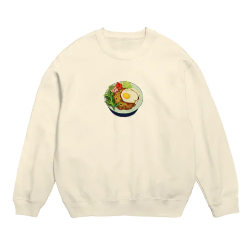 ガパオライス Crew Neck Sweatshirt