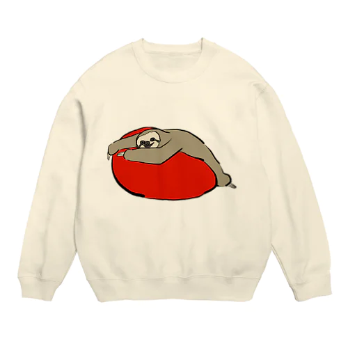 【スウェット】ミユビナマケモノ Crew Neck Sweatshirt