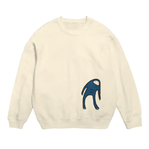 ハリツケ顔のハーリーさん Crew Neck Sweatshirt