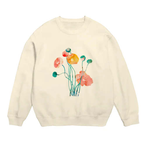 ポピー：忘却 Crew Neck Sweatshirt