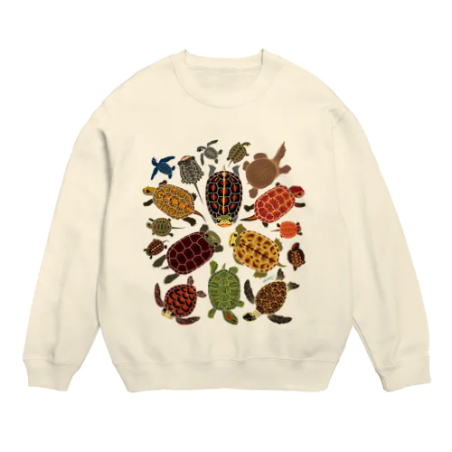 日本の亀 Crew Neck Sweatshirt