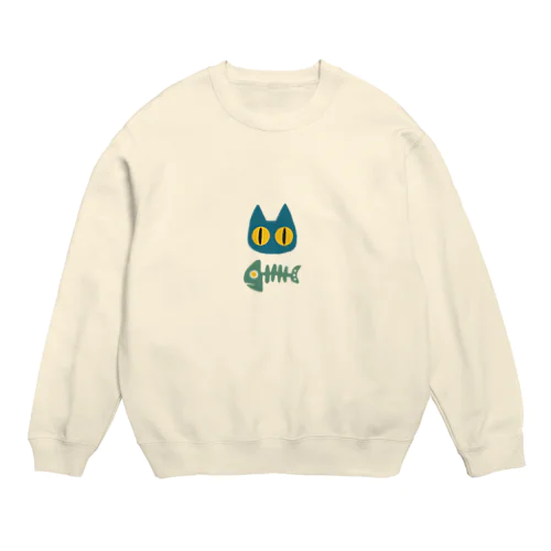 neko Crew Neck Sweatshirt