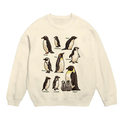 ペンギンだらけ Crew Neck Sweatshirt