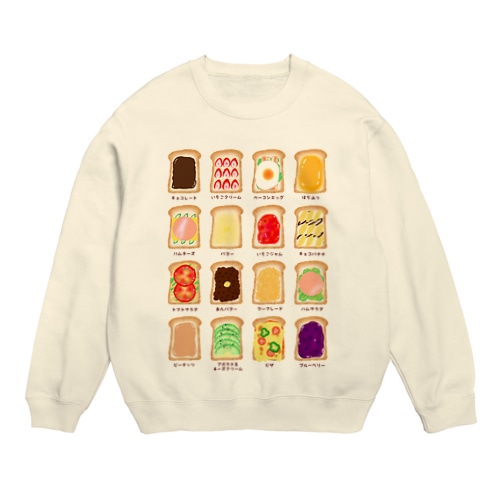 トースト・アレンジ Crew Neck Sweatshirt