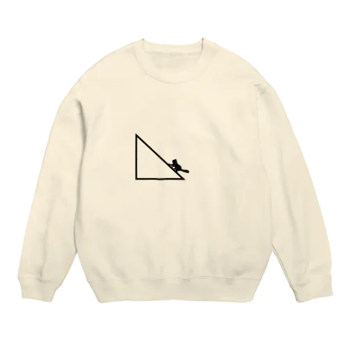 びびる猫 Crew Neck Sweatshirt