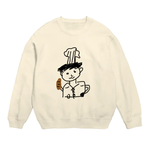 パン屋のジェームズ Crew Neck Sweatshirt