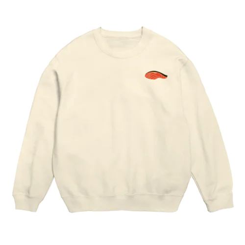 シャケの切り身 Crew Neck Sweatshirt