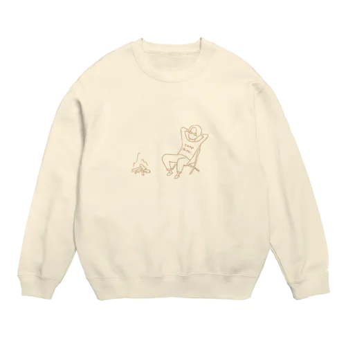 キャンプ行きたい（妄想） Crew Neck Sweatshirt