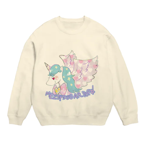 MELTY SUGAR POPユニコーン Crew Neck Sweatshirt