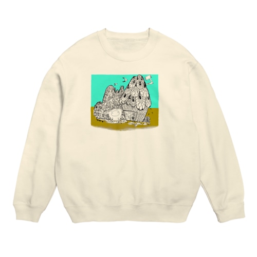 自然保護キャラクター　モンパルロ Crew Neck Sweatshirt