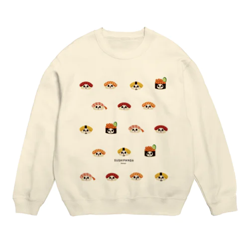 すしパンダ Crew Neck Sweatshirt