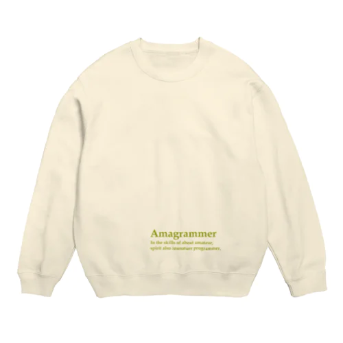 Amagrammer Crew Neck Sweatshirt