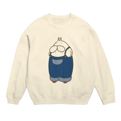 ねこタイツ サロペット Crew Neck Sweatshirt