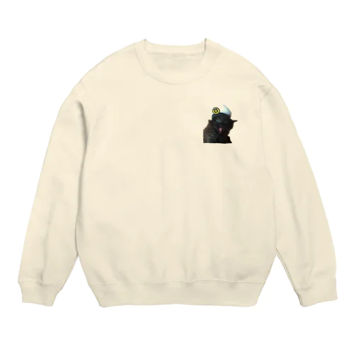 猫のお巡りさん Crew Neck Sweatshirt