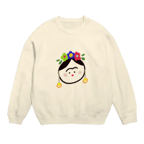 フリーダカーロちゃん Crew Neck Sweatshirt